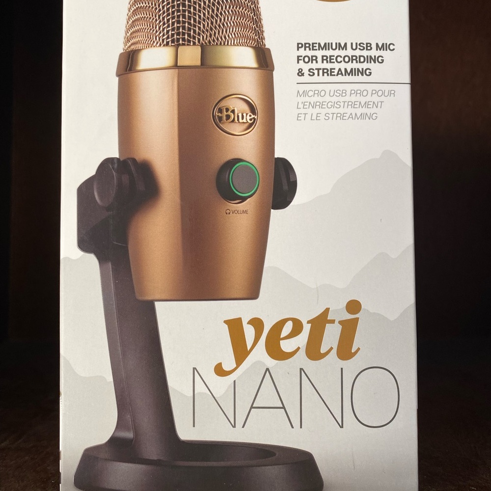 Yeti VANO microphones.